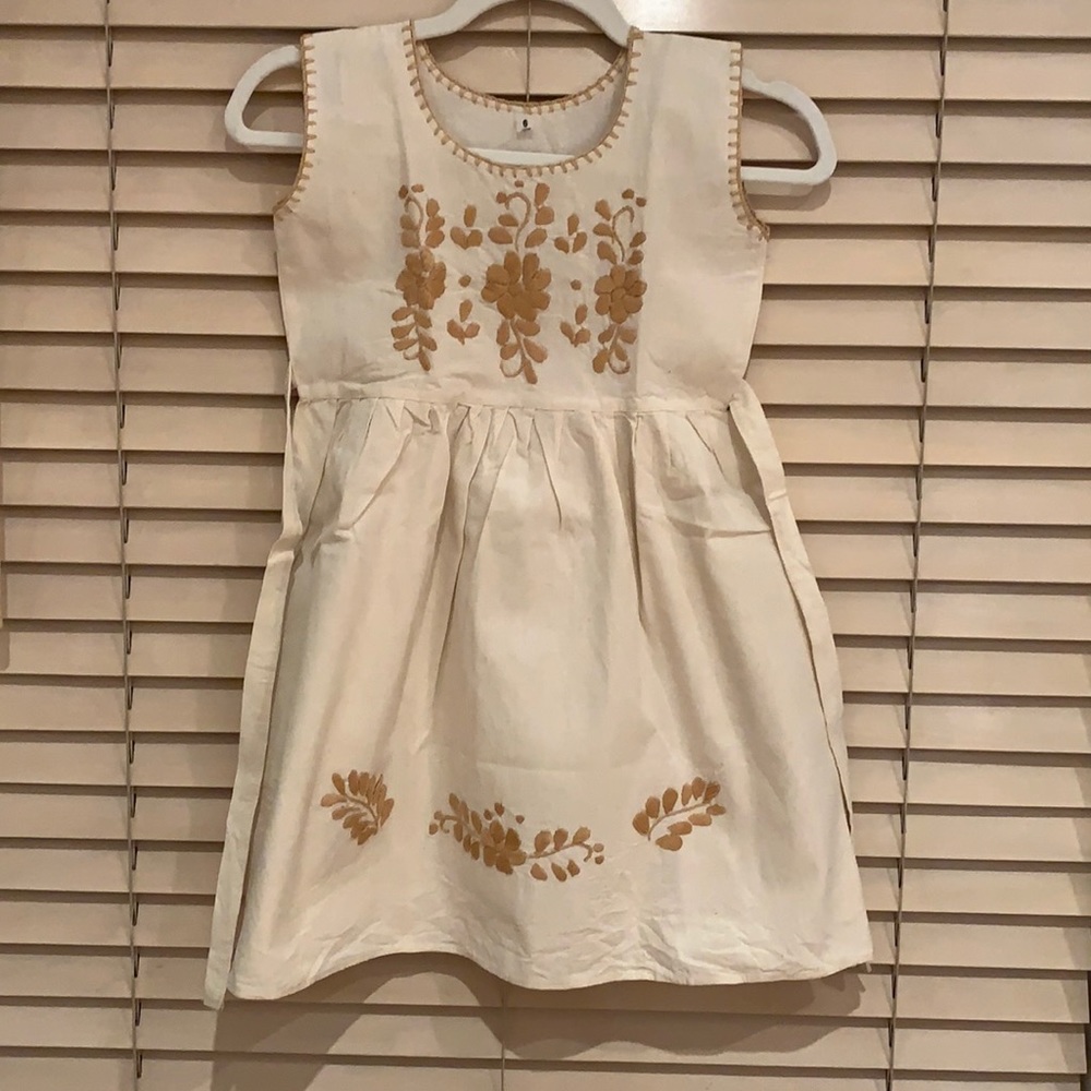 Girl Hand Embroidered Dress.